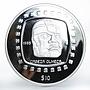 Mexico 10 pesos Olmec Series Cabeza Olmeca proof silver coin 1996