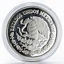 Mexico 10 pesos Michoacan butterflies II edition proof silver coin 2006