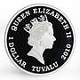 Tuvalu 1 dollar Ballet The Sleeping Beauty proof silver coin 2010