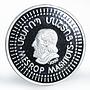 Armenia 50000 dram Mesrop Mashtots Scientist proof silver coin 1998