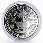 Tonga 2 pa'anga FAO 60th Birthday Animals and Grains proof silver coin 1978