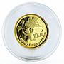 China 100 yuan 70th Anniversary Saving the Children Fund proof gold coin 1989