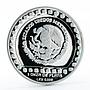Mexico 5 pesos Baasero Efigie God of Rain proof silver coin 1993