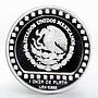Mexico 5 pesos Baasero Efigie God of Rain proof silver coin 1993