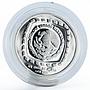 Mexico 2 pesos Olmec Series Senor de las Limas proof silver coin 1996