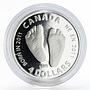 Canada 4 dollars Welcome to the World proof silver coin 2011