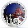 Niue 2 dollars Sailing into the Future St.Peterburg colored silver coin 2012