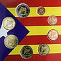 Catalonia, set of 8 coins in blister, 2014