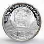 Jordan 3/4 dinar Shrine of the Nativity Bethlehem Hussein proof silver coin 1969