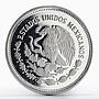 Mexico 500 pesos 75th Anniversary of 1910 Revolution proof silver coin 1985