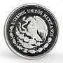 Mexico 500 pesos 75th Anniversary of 1910 Revolution proof silver coin 1985