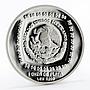 Mexico 5 pesos Statue Hombae Jaguar proof silver coin 1996