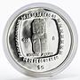 Mexico 5 pesos Statue Hombae Jaguar proof silver coin 1996