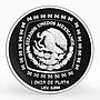 Mexico 5 pesos Statue Hombae Jaguar proof silver coin 1996