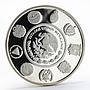 Mexico 5 Pesos Juego de pelota Olympics proof silver coin 2008