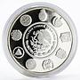 Mexico 5 Pesos Juego de pelota Olympics proof silver coin 2008