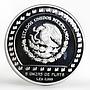 Mexico 10 pesos Piedra de Tizoc proof silver coin 1993