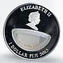 Fiji 1 dollar Treasures of Mother Nature Pink Pearl proof silver coin 2012