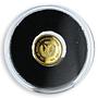 Laos 500 kip Year of the Snake proof gold coin 2013
