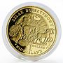 Niue 1 dollar Amber Road Europe silver amber gilded proof 2011