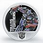 Tuvalu 1 dollar Transformers Optimus Prime colored proof silver coin 2009