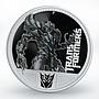 Tuvalu 1 dollar Transformers Megatron colored proof silver coin 2009