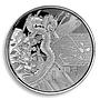 Chinese Dragon Year, Silver Plated Coin, Long Dance, Lucky Coin, Token, Medal