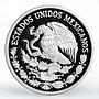 Mexico 20 pesos 80th Anniversary of the Bank of Mexico proof silver coin 2005