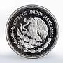 Mexico 500 pesos 75th Anniversary of 1910 Revolution proof silver coin 1985