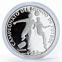 Panama 10 balboas Champions of Soccer proof silver coin 1982