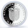 Panama 10 balboas Champions of Soccer proof silver coin 1982