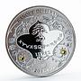 Lebanon 5 livres Zodiac Signs Taurus colored proof silver coin 2013