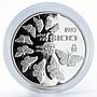 Mexico 100 pesos Monarch butterflies Fauna proof silver coin 1987