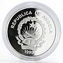 Angola 100 kwanzas Summer Olympics Sydney proof silver coin 1999