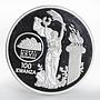 Angola 100 kwanzas Summer Olympics Sydney proof silver coin 1999