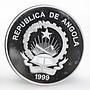 Angola 100 kwanzas Summer Olympics Sydney proof silver coin 1999