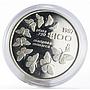 Mexico 100 pesos Monarch butterflies Fauna proof silver coin 1987