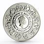 Niue 1 dollar Zodiac Sagittarius Alphonse Mucha silver colored proof coin 2011