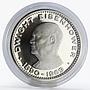 Ras al-Khaimah 10 riyals Dwight Eisenhower proof silver coin 1970