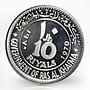 Ras al-Khaimah 10 riyals Dwight Eisenhower proof silver coin 1970