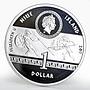 Niue 1 dollar Alexander The Great colored silver coin 2011