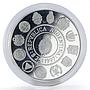 Argentina 25 peso Zamba Dancers Ibero-American Series proof silver coin 1997