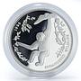 Laos 1000 kip Endangered Wildlife Gibbon silver proof coin 1996