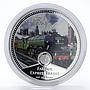 Niue set 4 coins Famous Express Trains proof colored silver 2010