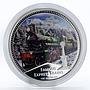 Niue set 4 coins Famous Express Trains proof colored silver 2010