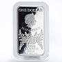 Cook Islands 1 dollar Capricorn Ibex colored proof silver coin 2014