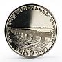 Bangladesh 10 taka Opening of Bangabandhu Jamuna bridge proof nickel coin 1998