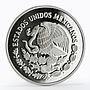 Mexico 5 pesos Naval training ship Cuauhtemoc proof silver coin 1999