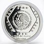 Mexico 5 pesos Sculpture Chaac-Mool proof silver coin 1994