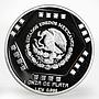 Mexico 5 pesos Sculpture Chaac-Mool proof silver coin 1994